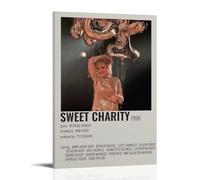 HUREYW I RH Sweet Charity Poster Wall Art Cover Design Painting for Bed Room Wall Art Poster 20x30inch(50x75cm) Frame-style