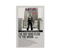 HUREYW I RH The Boy Who Flew To The Moon by Kid Cudi Poster Wall Art Cover Design Painting for Bed Room Wall Art Poster 16x24inch(40x60cm) Unframe-style