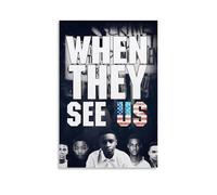 HUREYW I RH WHEN THEY SEE US Poster Wall Art Cover Design Painting for Bed Room Wall Art Poster 20x30inch(50x75cm) Unframe-style