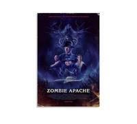 HUREYW I RH Zombie Apache Poster Wall Art Cover Design Painting for Bed Room Wall Art Poster 24x36inch(60x90cm) Unframe-style
