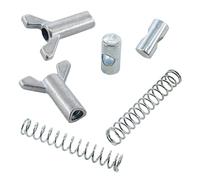 HURI 2set Rear Brake Cable Wing Nut Adjuster Spring Arm Joint Kit for Honda | TRX125 250 300 400 450 TRX500 ATC125M ATC200M ATC200S ATC250SX ATC250ES