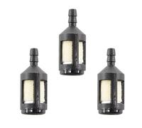 HURI 3pcs In Tank Fuel Filter For 2.00mm-3.20mm ID Pipe Chainsaw Strimmer Hedge Trimmer