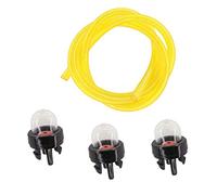 HURI 3x Primer Carburettor Pump Petrol Pump with Fuel Hose for Stihl FS36 FS40 FS44 FS120 FS200 MS210 MS211 MS230 MS250# 188-512, 4130 350 6200