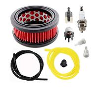 HURI Air Filter & Service Kit for ECHO 13030039730 CS370 CS370F CS400 CS400F CS420 CS420ES CS4200ES CS3500 CS5000 Chainsaw Fuel Filter Primer Bulb Spark Plug Vent Fuel Hose Line Grommet