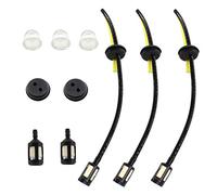 HURI Petrol Filter with Petrol Hose Primer Pump Suitable for Florabest FBK 4 B2 4-in-1 Brush Cutter