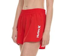 Hurley 3" Swim Board Shorts for Women, Swim Shorts Women, Swimming Shorts for Women, Summer Shorts with Pockets, Red, S