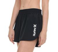 Hurley 5" Swim Board Shorts for Women Swimming Bottoms with Pockets, Black, Medium