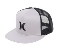 Hurley Adult Men's Mesh Snapback Adjustable Trucker Cap Hat (Gray/Black)