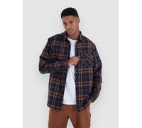 Hurley Axe Sherpa Flannel Shirt armored navy L