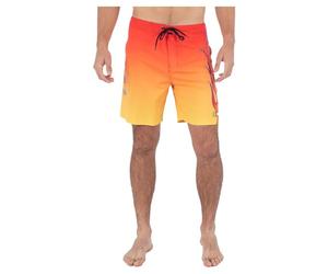 Hurley babylegs Division Men's Phntm-eco Nascar Flames 18' Swimsuit, Unity Red, 6