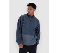 Hurley Blocked Windchill Mockneck Half-Zip Fleece S obsidian S