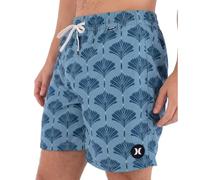 Hurley Volley Icon Printing Press Arbore Swimming Shorts Blue L Men