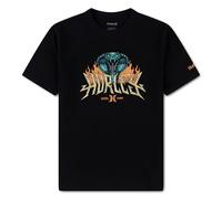 Hurley Boys Graphic T-Shirt Short Sleeve Boys Black