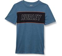 Hurley Boys Hrlb Fastlane Tee T-Shirt Blue Size S 128-132