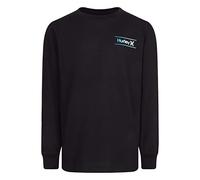 Hurley Boy's Hrlb One & Only Slash L/S Tee T-Shirt, Black, 6 Years