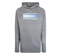 Hurley Boy's Long Sleeve Hoodie T-Shirt Sweatshirt, Cool Grey, 10 Years