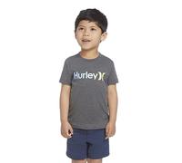 Hurley Boys' One and Only Graphic T-Shirt, Charcoal Heather, 4