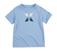 Hurley Boys Rash Guard Shirt, Psychic Blue Icon, Medium