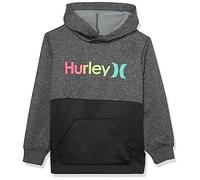 Hurley boys Solar Pullover Hoodie, Grey Heather, 6