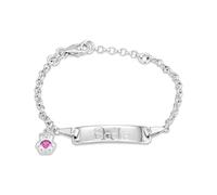 Hurley Burley London Baby's Personalised Birthstone Teddy Christening Bracelet 14cm - June