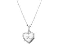HURLEY BURLEY LONDON Women's Personalised Sterling Silver Locket Necklace 46cm