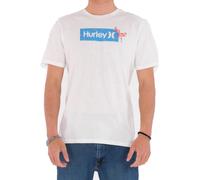 Hurley Everyday Wash Ditsy Box Short Sleeve T-Shirt in White