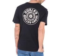 Hurley Everyday Washed Power Flower Short Sleeve T-Shirt in Black