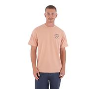 Hurley - Tee S/S Printing Press Evy - T-shirt size XL, sand/pink