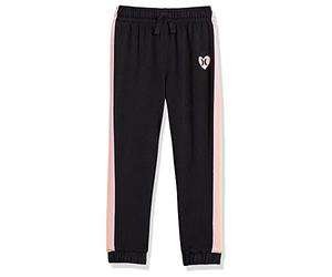 Hurley Girl's Hrlg Rainbow Sport Jogger, Black, size:8 Years