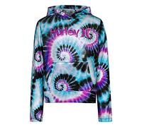 Hurley Girl's Hrlg Soft Hacci Pullover Sweatshirt, Black, size:18 Years