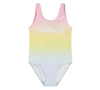 Hurley Girl's Hrlg W/ Twist Back One Piece Swimsuit, Bej, 7 Years UK