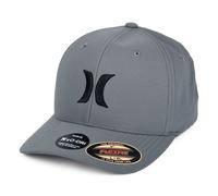 Hurley Hats H2O-Dri One & Only Flexfit Baseball Cap - Dark Grey