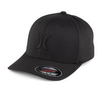 (L/XL) Hurley Men's Flexfit Curve Cap ~ One & Only Black Black