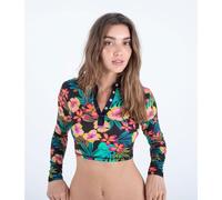 Hurley Long Sleeve Lycra Women - Fiji Fantasy Crop