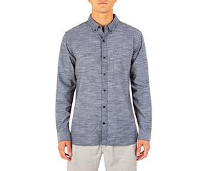 Hurley Men One&Only Woven L/S Shirts - Black, M