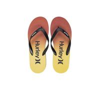 Hurley Men’s Printed Flip Flops, Bright Red Design, 1 Pair