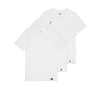 Hurley Men's 3 Pack Cotton Crewneck Short Sleeve T-Shirt, Bright White, XL