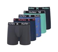 Hurley Men's 5 Pack Stretch Boxer Briefs, Hula Combo, M