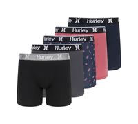 Hurley mens 5 Pack Stretch Boxer Briefs, Kammies Combo, L