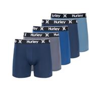 Hurley Men's 5 Pack Stretch Boxer Briefs, Obsidian Combo, XL