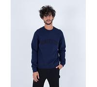 Hurley Men's Applique Crew Sweatshirt, Obsidian, S