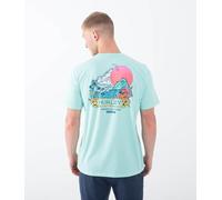 Hurley Mens Bait T-Shirt, Tropical Mist HTR, L EU