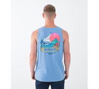 Hurley Mens Bait Tank T-Shirt, Aquifer HTR, S EU