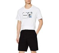 Hurley Men's Bermudas Boy Shorts, Black, 10 (Size: XS)