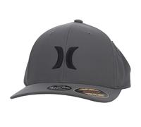 Hurley Men's Black Textures Baseball Cap Baseball Cap | Sweatband inside keeps you dry and cool, textured shape keeps its shape, subtle texture with embroidery on the