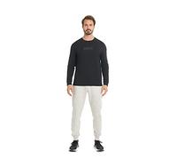 Hurley Men's Boxed Logo Long Sleeve T-Shirt, Black, Medium