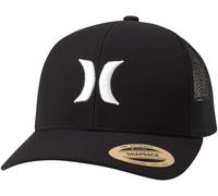 Hurley Men's Cap - Del Mar Snap Back Trucker Hat, Black/White