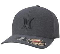Hurley Men's Caps - Flexfit and Quick-Dry Phantom Curved Baseball Caps for Men - Classic Mens Trucker Hats (S-XL), Black, L-XL