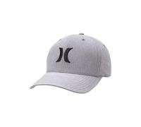 Hurley Men's Caps - One & Only Flexfit Textures Cap - Fitted Hats for Men, S-XL, Light Grey, S-M