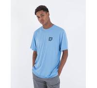 Hurley Mens Corner T-Shirt, Aquifer HTR, XXL EU